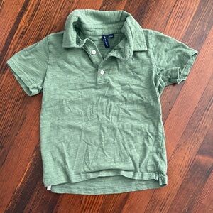 Janie and Jack Green Polo Shirt